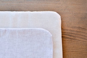 Wholesome Linen - Organic Baby Diaper Changing Mat w/ Removable Cover -