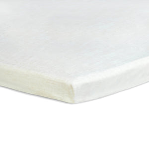 Organic Flax Cradle Mattress Pad 18x36 + Waterproof Cover - Wholesome Linen