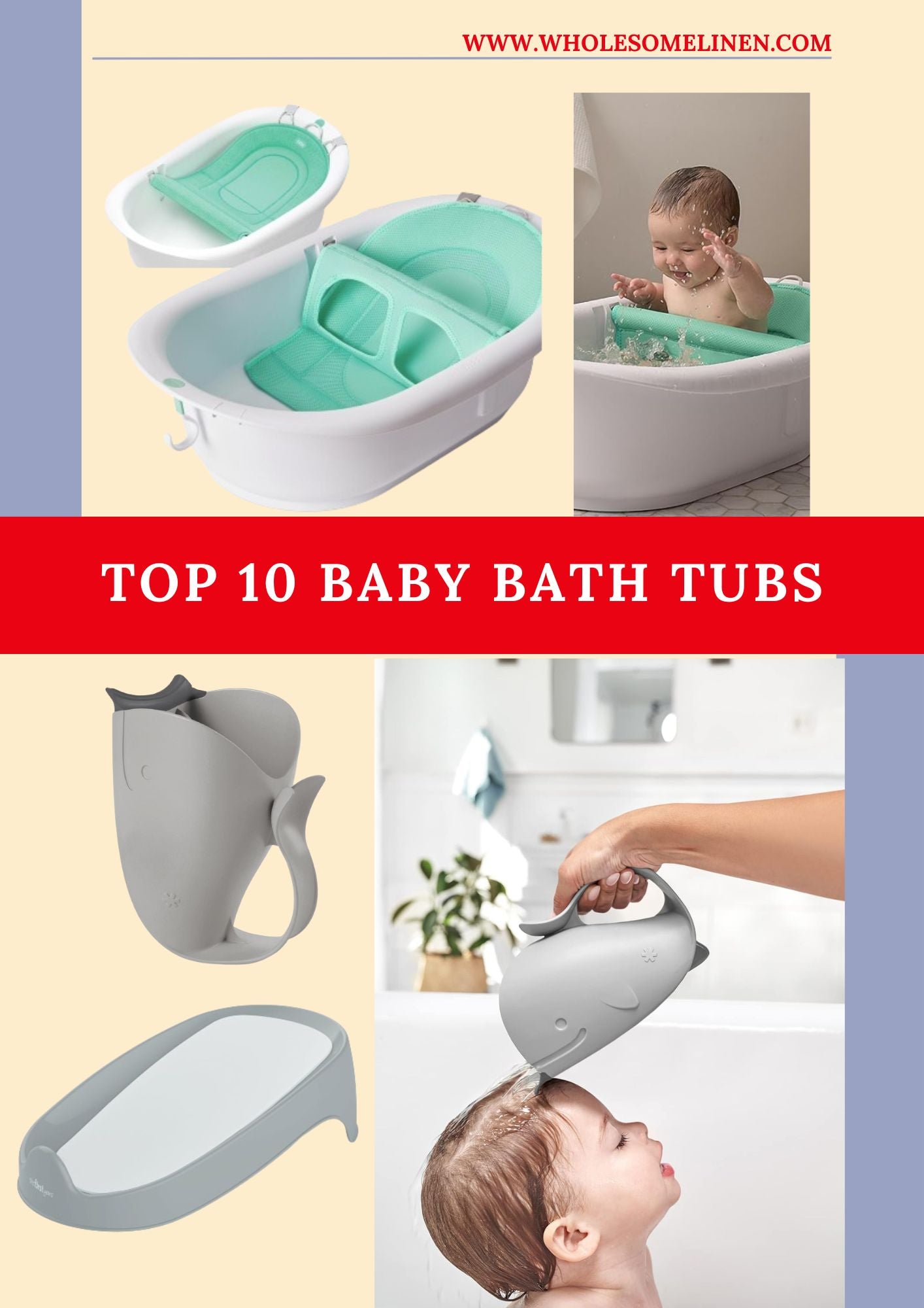 Top 10 Best Baby Bath Tubs for 2024