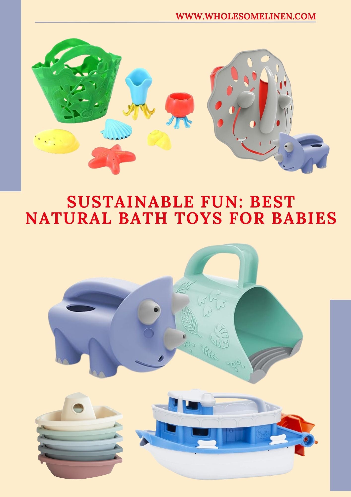 Top 10 Baby Bath Toys for Safe and Fun Bath Time - Wholesome Linen