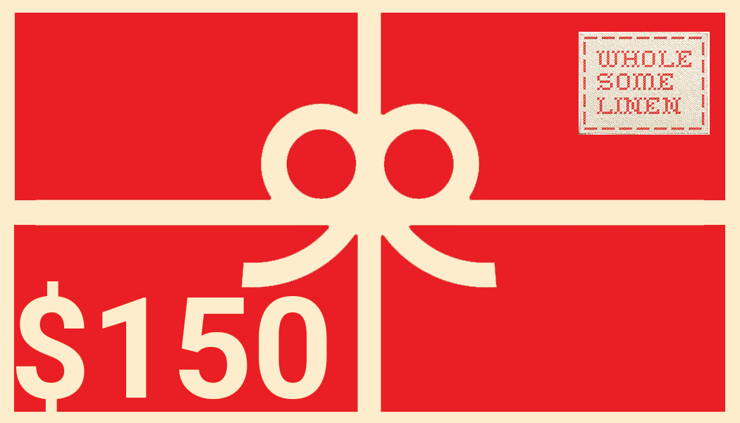 Wholesome Linen Gift Cards – Perfect for Expecting Parents | $50–$500 - Wholesome Linen