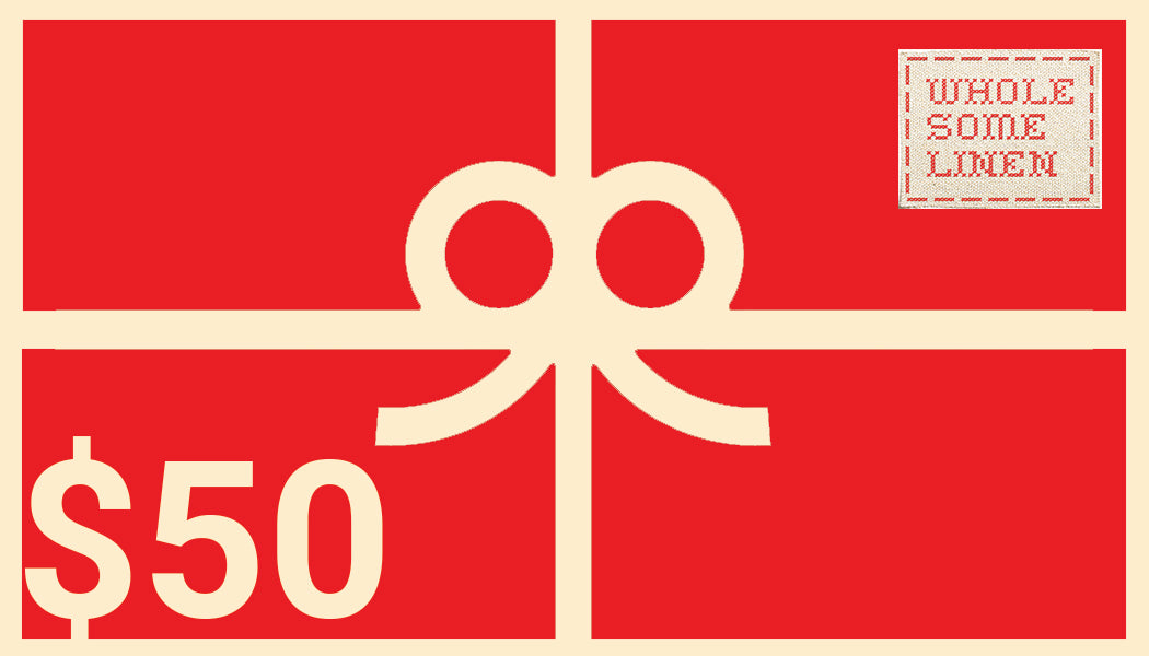 Wholesome Linen Gift Cards – Perfect for Expecting Parents | $50–$500 - Wholesome Linen