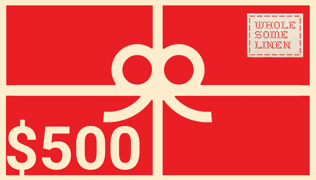 Wholesome Linen Gift Cards – Perfect for Expecting Parents | $50–$500 - Wholesome Linen