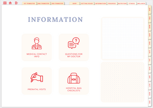 Wholesome Linen Ultimate Pregnancy Planner | Digital Maternity & Baby Organizer | Comprehensive & Hyperlinked PDF - Wholesome Linen