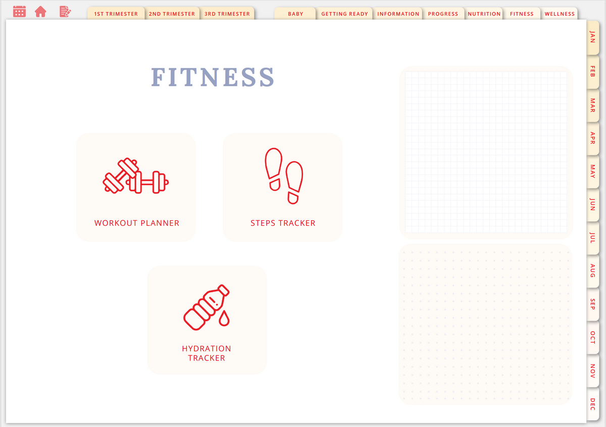 Wholesome Linen Ultimate Pregnancy Planner | Digital Maternity &amp; Baby Organizer | Comprehensive &amp; Hyperlinked PDF - Wholesome Linen