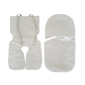 Organic Cooling Infant Car Seat Flax Inserts & Linen Covers - Wholesome Linen