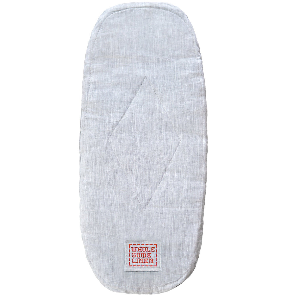 Wholesome Linen - Custom Organic Flax Linen Mattress Pad for Bassinet, Cradle or Crib - Badger Basket Bassinet Mattress 12 x 26 x 1.7&quot;