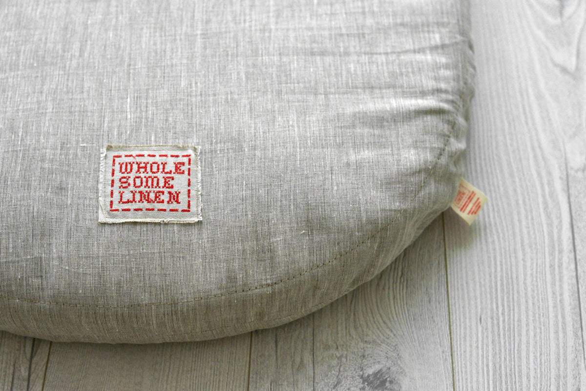 Wholesome Linen - Custom Organic Flax Linen Mattress Pad for Bassinet, Cradle or Crib - Stokke Sleepi Crib Mattress 26 x 48 x 3&quot;