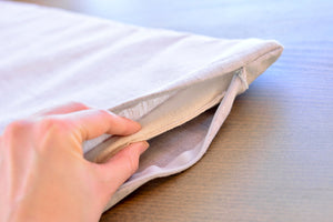 Wholesome Linen - Organic Baby Diaper Changing Mat w/ Removable Cover - 