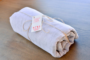 Wholesome Linen - Organic Baby Diaper Changing Mat w/ Removable Cover - 