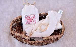 Organic Linen Bibs & Wooden Teether - Wholesome Linen