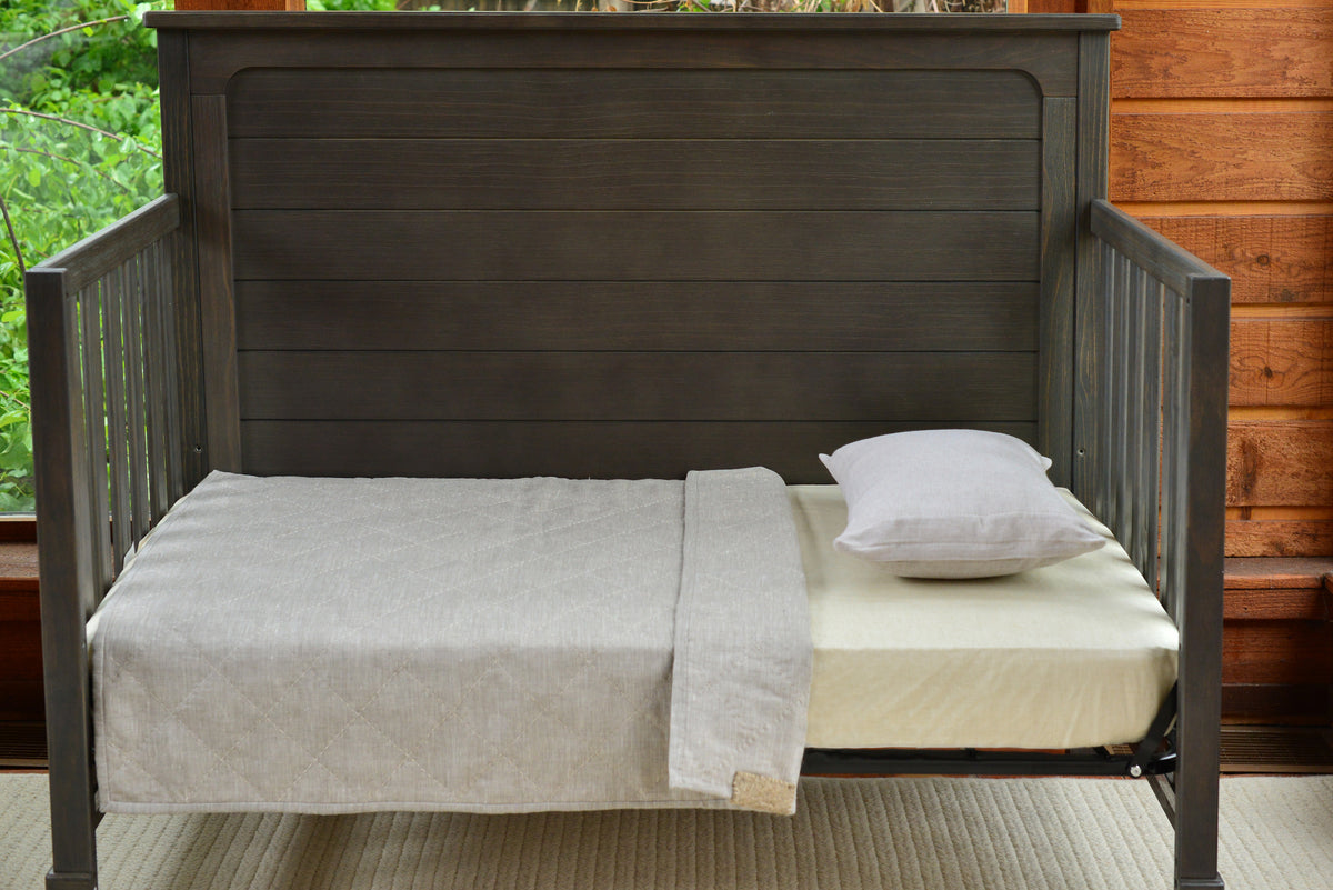 Waterproof Fitted Crib Pad - Wholesome Linen