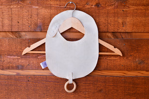 Organic Linen Bibs & Wooden Teether - Wholesome Linen