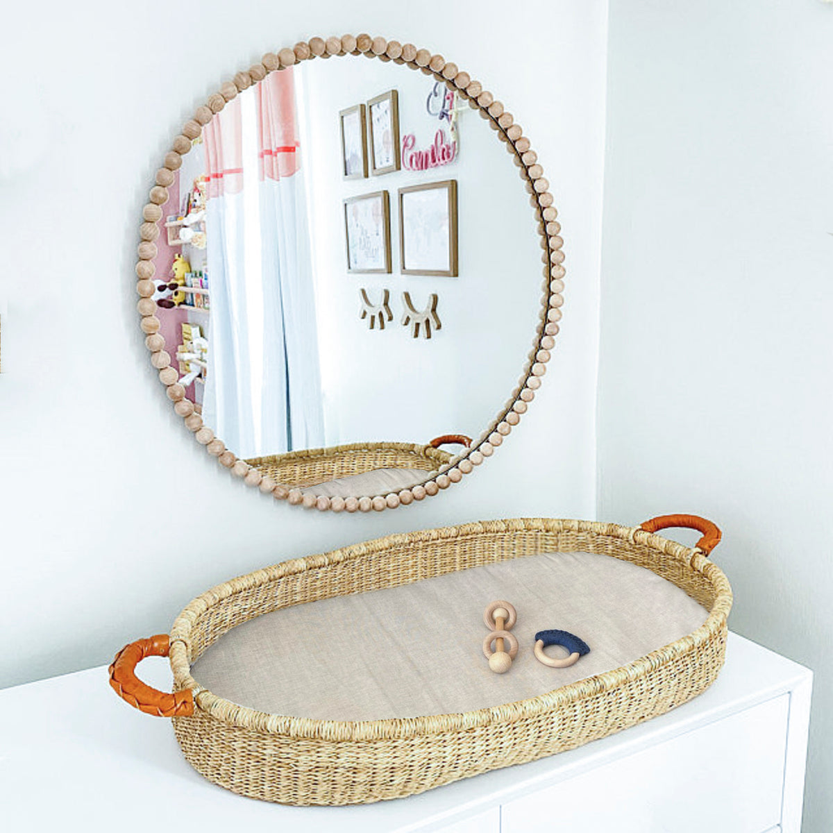 Organic Changing Pad, Cover &amp; Basket - Wholesome Linen