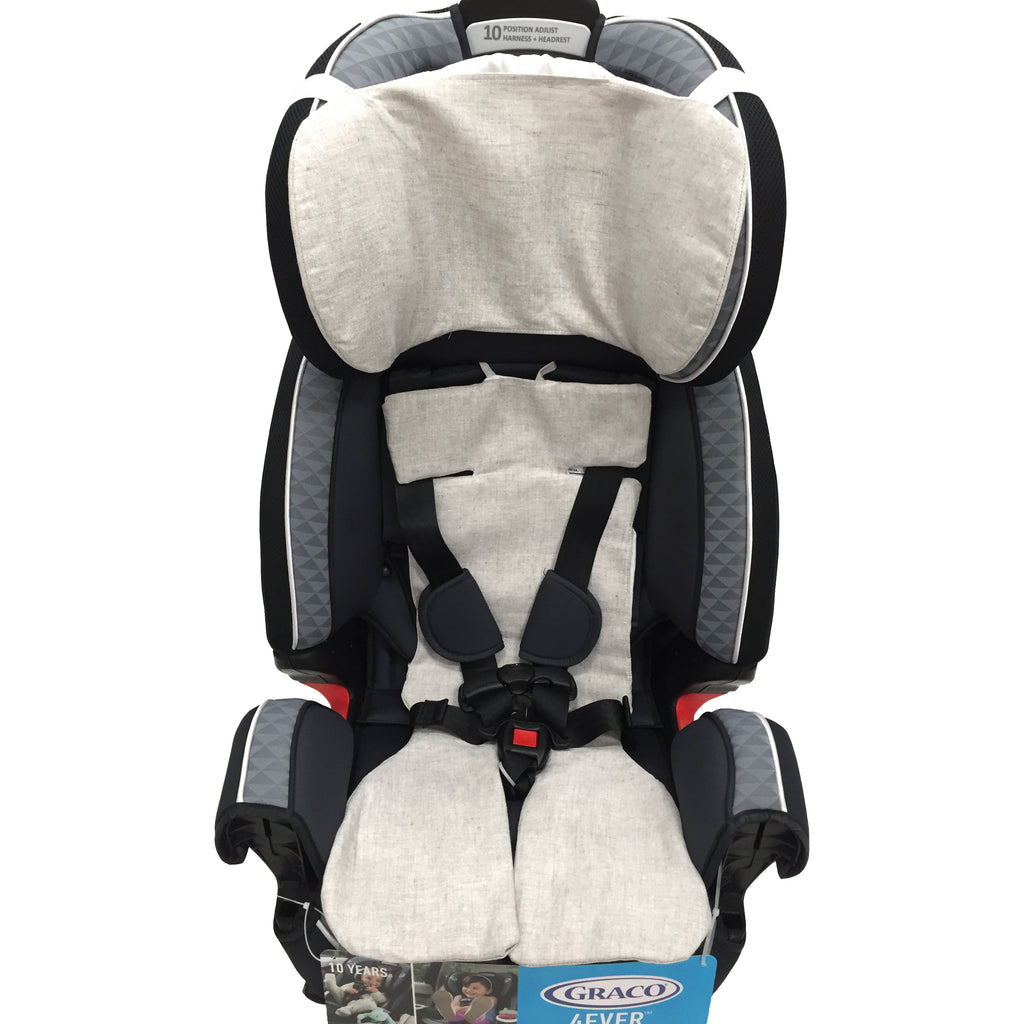 Organic Flax Linen Car Seat & Cooling Stroller Liners